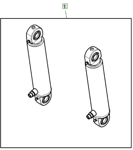 John Deere 6110 - tylny podnośnik - siłownik hydrauliczny BL15610 - Гидравлический цилиндр для Сельскохозяйственной техники: фото 1 John Deere 6110 - tylny podnośnik - siłownik hydrauliczny BL15610 - Гидравлический цилиндр для Сельскохозяйственной техники: фото 1
