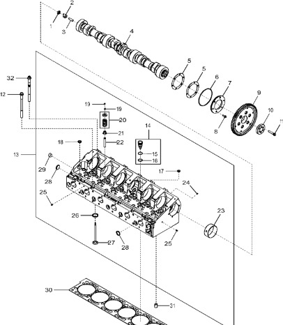 John Deere 9470RX - Wałek rozrządu R523162 (Silnik) - Распределительный вал для Сельскохозяйственной техники: фото 1 John Deere 9470RX - Wałek rozrządu R523162 (Silnik) - Распределительный вал для Сельскохозяйственной техники: фото 1