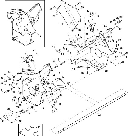 John Deere 960 - Rama DC220043 (Podbieracz) - Рама/ Шасси для Пресс-подборщиков рулонных: фото 1 John Deere 960 - Rama DC220043 (Podbieracz) - Рама/ Шасси для Пресс-подборщиков рулонных: фото 1
