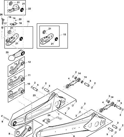 John Deere 960 - Zaczep DC239698 (Rama, pokrywy, róźne) - Рама/ Шасси для Пресс-подборщиков рулонных: фото 1 John Deere 960 - Zaczep DC239698 (Rama, pokrywy, róźne) - Рама/ Шасси для Пресс-подборщиков рулонных: фото 1