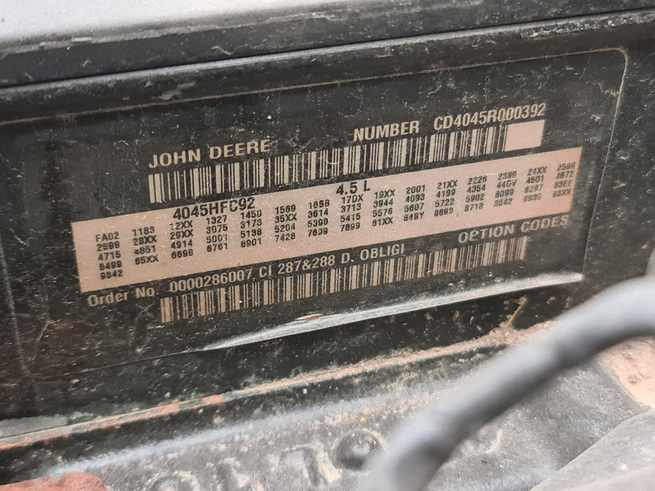 John Deere Silnik PowerTech PWX 4045HFC92 4.5L - Двигатель для Сельскохозяйственной техники: фото 2 John Deere Silnik PowerTech PWX 4045HFC92 4.5L - Двигатель для Сельскохозяйственной техники: фото 2