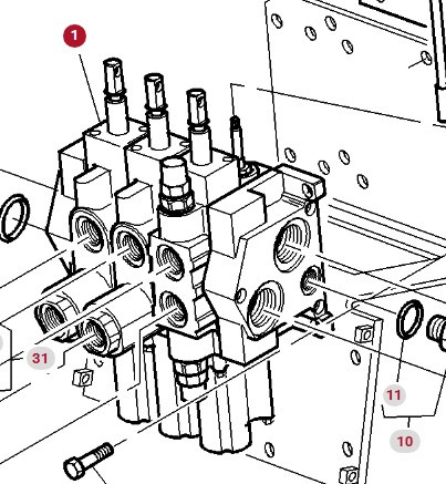 Massey Ferguson 8160 Rozdzielacz Hydrauliczny 3 CZĘŚCI 3713021M93 - Гидравлический клапан для Сельскохозяйственной техники: фото 2 Massey Ferguson 8160 Rozdzielacz Hydrauliczny 3 CZĘŚCI 3713021M93 - Гидравлический клапан для Сельскохозяйственной техники: фото 2