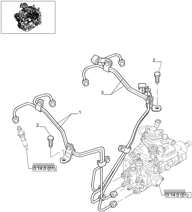 New Holland T6010 Rurka 2853985 - Двигатель и запчасти для Тракторов: фото 1 New Holland T6010 Rurka 2853985 - Двигатель и запчасти для Тракторов: фото 1