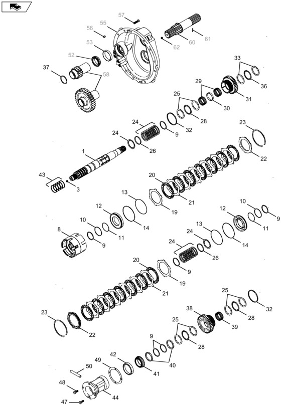 New Holland T6090 Shaft assy. 87425385 - Трансмиссия для Тракторов: фото 1 New Holland T6090 Shaft assy. 87425385 - Трансмиссия для Тракторов: фото 1