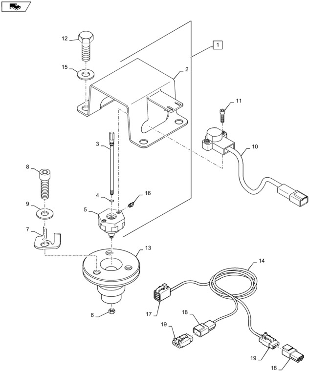 New Holland T6090 T6070 Czujnik 87524642 - Сенсор для Сельскохозяйственной техники: фото 1 New Holland T6090 T6070 Czujnik 87524642 - Сенсор для Сельскохозяйственной техники: фото 1