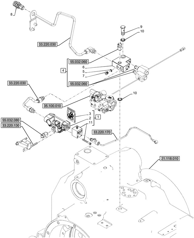 New Holland T6090 T6070 Zawór hamulca 48096352 - Тормозной клапан для Сельскохозяйственной техники: фото 1 New Holland T6090 T6070 Zawór hamulca 48096352 - Тормозной клапан для Сельскохозяйственной техники: фото 1
