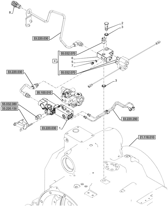 New Holland T6090 Zawór hamulca 47584632 - Тормозной клапан для Сельскохозяйственной техники: фото 1 New Holland T6090 Zawór hamulca 47584632 - Тормозной клапан для Сельскохозяйственной техники: фото 1