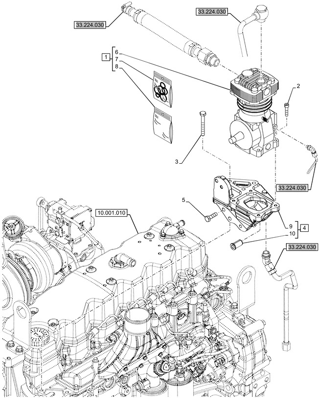 New Holland T6090 Zespół tłoka 47982987 - Поршень/ Кольцо/ Втулка для Тракторов: фото 1 New Holland T6090 Zespół tłoka 47982987 - Поршень/ Кольцо/ Втулка для Тракторов: фото 1