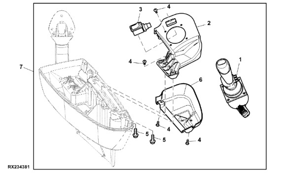 R264749 John Deere 8345R - Podpora - Кабина и интерьер для Тракторов: фото 1 R264749 John Deere 8345R - Podpora - Кабина и интерьер для Тракторов: фото 1