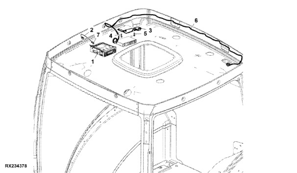 RE575067 John Deere 8345R - Radio - Приборная панель для Тракторов: фото 1 RE575067 John Deere 8345R - Radio - Приборная панель для Тракторов: фото 1