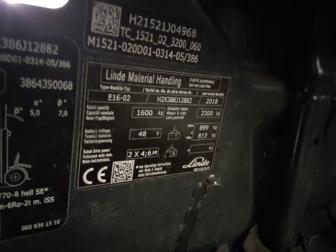 Linde E16-02 - Электропогрузчик: фото 2 Linde E16-02 - Электропогрузчик: фото 2