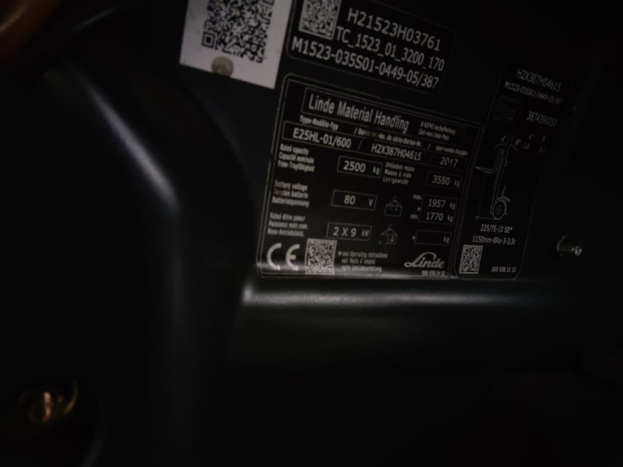 Linde E25HL-01/600 - Электропогрузчик: фото 2 Linde E25HL-01/600 - Электропогрузчик: фото 2