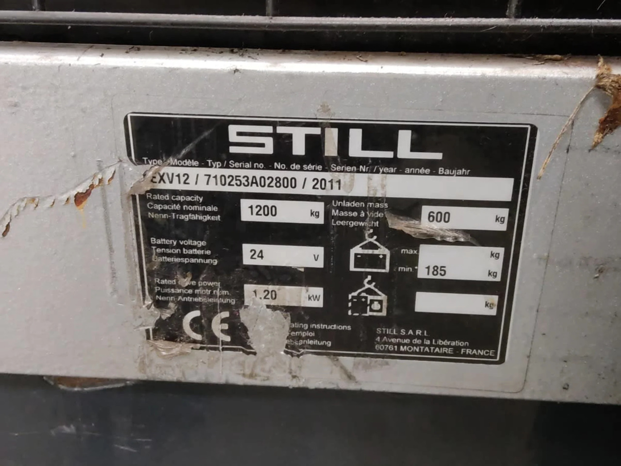 STILL EXV12 - Штабелер: фото 5 STILL EXV12 - Штабелер: фото 5