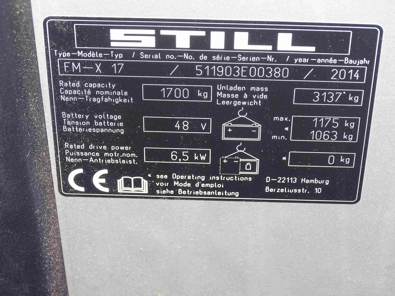 STILL FM-X17 - Ричтрак: фото 5 STILL FM-X17 - Ричтрак: фото 5