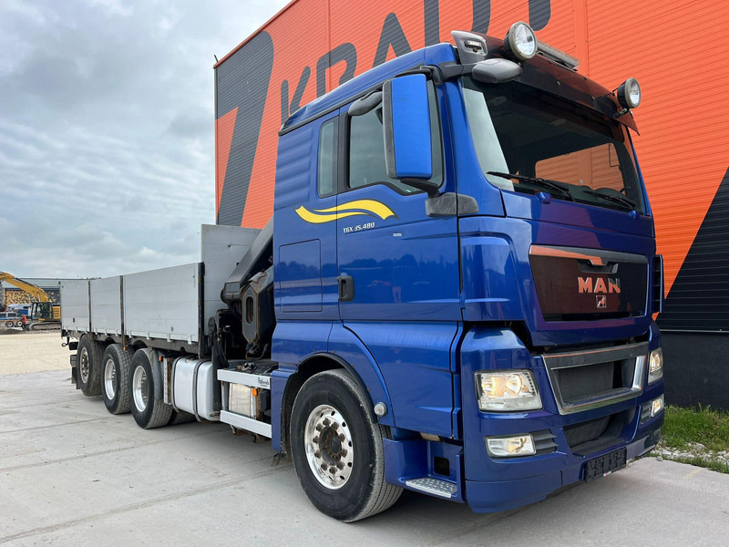 MAN TGX 35.480 8x4*4 HIAB 288E-7 / PLATFORM L=6397 mm - Грузовик бортовой/ Платформа, Автоманипулятор: фото 4 MAN TGX 35.480 8x4*4 HIAB 288E-7 / PLATFORM L=6397 mm - Грузовик бортовой/ Платформа, Автоманипулятор: фото 4