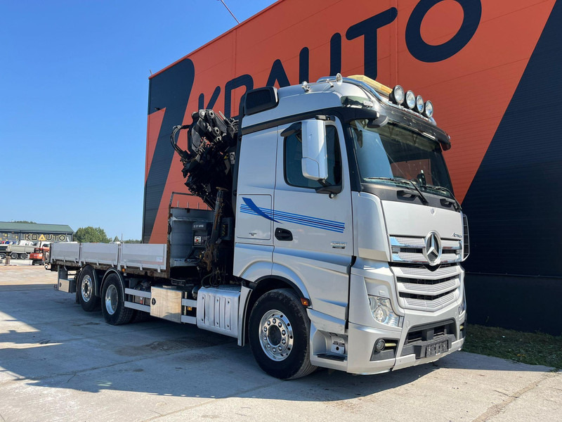 Mercedes-Benz Actros 2551 6x2 HIAB 377-6 HIPRO + JIB / Platform extendable L=6400 -- 7397mm - Грузовик бортовой/ Платформа, Автоманипулятор: фото 4 Mercedes-Benz Actros 2551 6x2 HIAB 377-6 HIPRO + JIB / Platform extendable L=6400 -- 7397mm - Грузовик бортовой/ Платформа, Автоманипулятор: фото 4