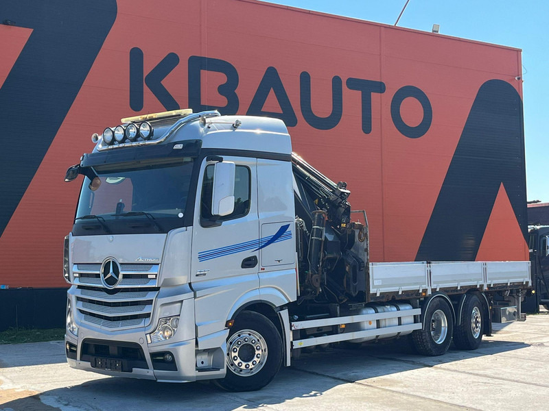 Mercedes-Benz Actros 2551 6x2 HIAB 377-6 HIPRO + JIB / Platform extendable L=6400 -- 7397mm - Грузовик бортовой/ Платформа, Автоманипулятор: фото 2 Mercedes-Benz Actros 2551 6x2 HIAB 377-6 HIPRO + JIB / Platform extendable L=6400 -- 7397mm - Грузовик бортовой/ Платформа, Автоманипулятор: фото 2