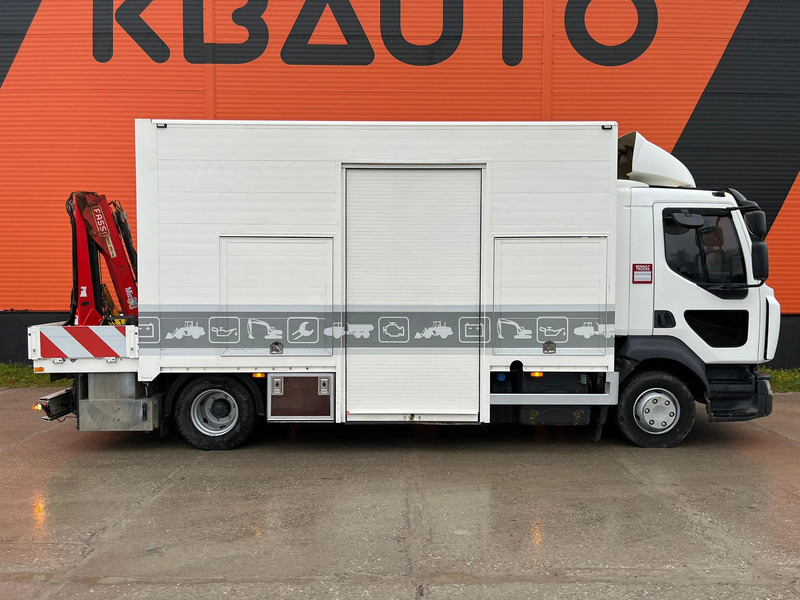 Renault D12 4x2 WORKSHOP ON WHEELS / FASSI M30A.13 / BOX L=4459 mm - Грузовик бортовой/ Платформа, Автоманипулятор: фото 4 Renault D12 4x2 WORKSHOP ON WHEELS / FASSI M30A.13 / BOX L=4459 mm - Грузовик бортовой/ Платформа, Автоманипулятор: фото 4