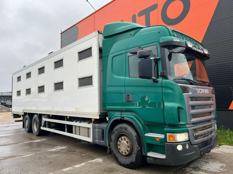 Scania G 480 6x2*4 BOX L=9212 mm / COOLANT LEAKAGE ON 3 RD CYLINDER - Грузовик для перевозки животных: фото 4 Scania G 480 6x2*4 BOX L=9212 mm / COOLANT LEAKAGE ON 3 RD CYLINDER - Грузовик для перевозки животных: фото 4