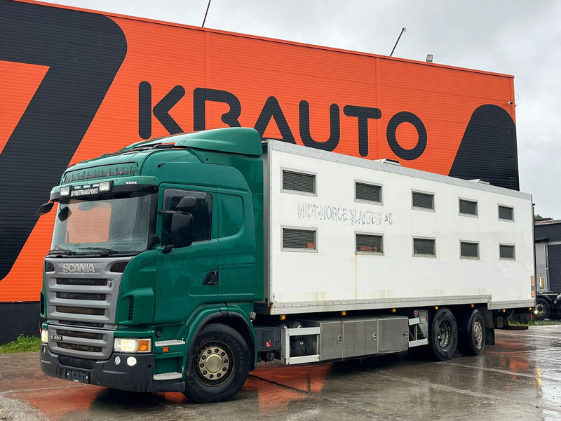 Scania G 480 6x2*4 BOX L=9212 mm / COOLANT LEAKAGE ON 3 RD CYLINDER - Грузовик для перевозки животных: фото 1 Scania G 480 6x2*4 BOX L=9212 mm / COOLANT LEAKAGE ON 3 RD CYLINDER - Грузовик для перевозки животных: фото 1
