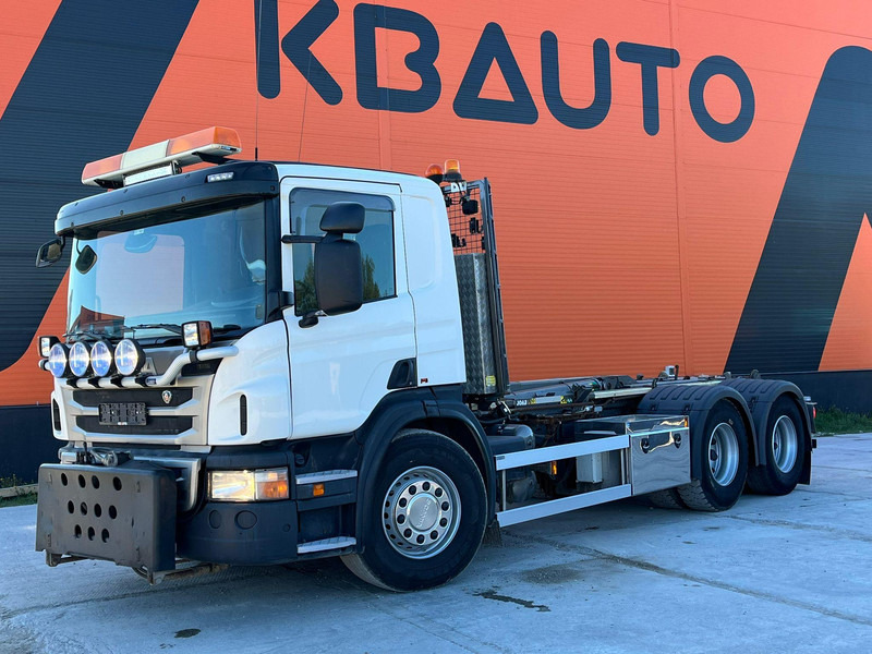 Scania P 400 6x2 JOAB L 20 ton / L=5200 mm / SNOW PLOW EQUIPMENT - Крюковой мультилифт: фото 1 Scania P 400 6x2 JOAB L 20 ton / L=5200 mm / SNOW PLOW EQUIPMENT - Крюковой мультилифт: фото 1