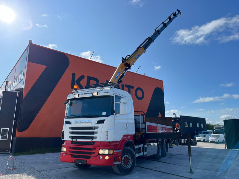 Scania R 500 6x2*4 EFFER 255/6S / PLATFORM L=6620 mm - Грузовик бортовой/ Платформа, Автоманипулятор: фото 1 Scania R 500 6x2*4 EFFER 255/6S / PLATFORM L=6620 mm - Грузовик бортовой/ Платформа, Автоманипулятор: фото 1
