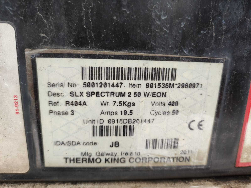 THERMO KING SLX SPECTRUM REFRIGERATION UNIT / KÜLMASEADE - Кузов-рефрижератор: фото 3 THERMO KING SLX SPECTRUM REFRIGERATION UNIT / KÜLMASEADE - Кузов-рефрижератор: фото 3
