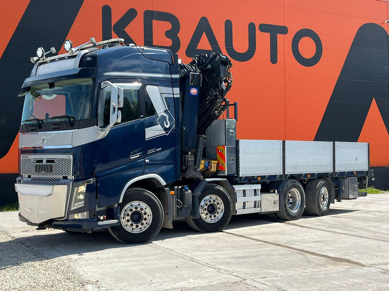 Volvo FH 16 650 8x2*6 HMF 6020K-RC + JIB / PLATFORM L=6344 mm - Грузовик бортовой/ Платформа, Автоманипулятор: фото 2 Volvo FH 16 650 8x2*6 HMF 6020K-RC + JIB / PLATFORM L=6344 mm - Грузовик бортовой/ Платформа, Автоманипулятор: фото 2