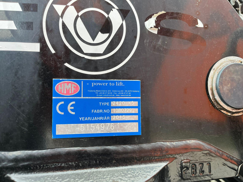 Крюковой мультилифт, Автоманипулятор Volvo FM 450 6x2*4 HMF 2420-K5 / JOAB L 17 ton / L=5000 mm: фото 12 Крюковой мультилифт, Автоманипулятор Volvo FM 450 6x2*4 HMF 2420-K5 / JOAB L 17 ton / L=5000 mm: фото 12