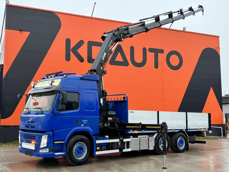 Volvo FM 500 6x2*4 HIAB 244E-6 / PLATFORM L=6310 mm - Грузовик бортовой/ Платформа, Автоманипулятор: фото 1 Volvo FM 500 6x2*4 HIAB 244E-6 / PLATFORM L=6310 mm - Грузовик бортовой/ Платформа, Автоманипулятор: фото 1