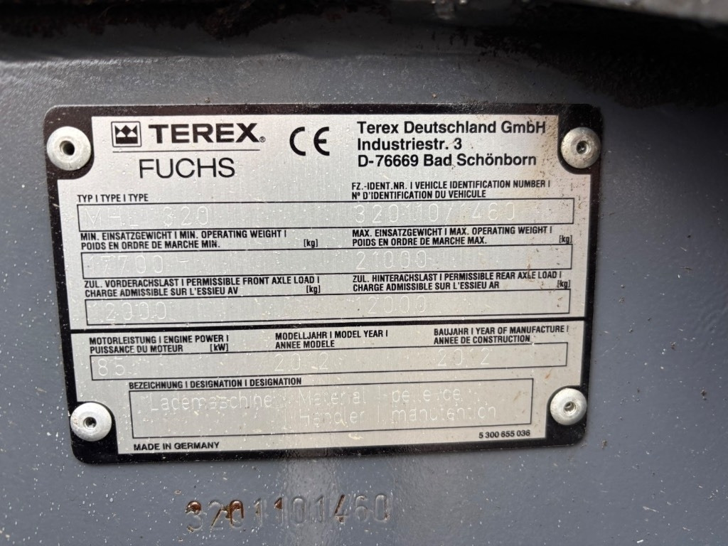 Перегружатель Fuchs MHL 320 D: фото 23