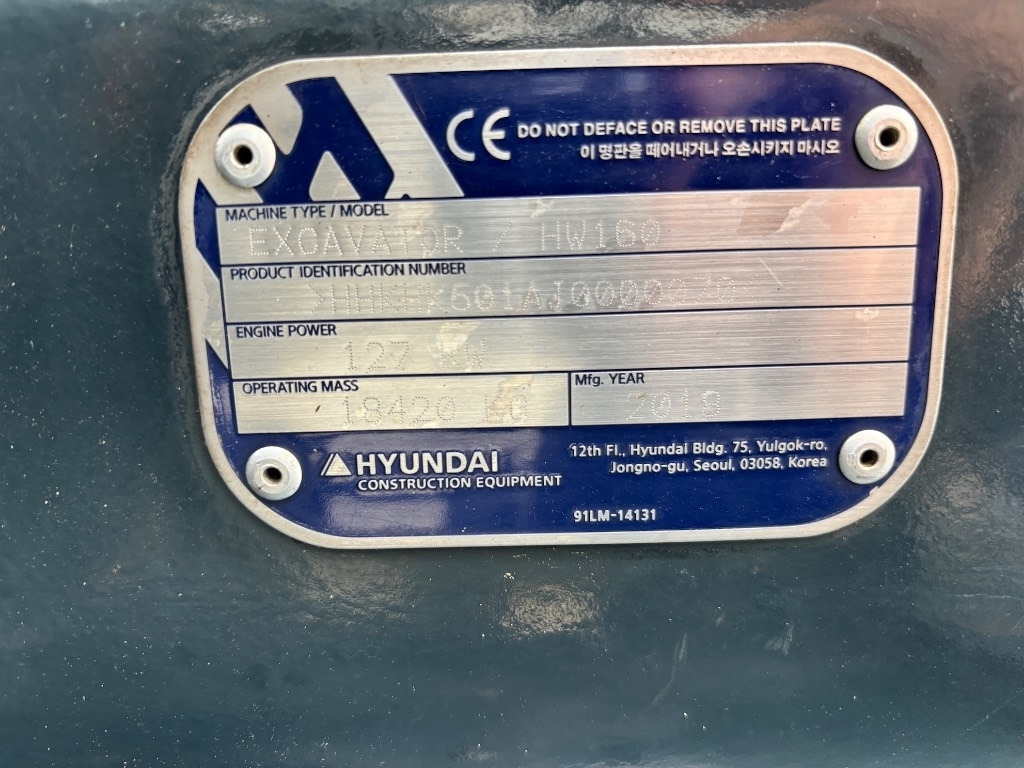 Колёсный экскаватор Hyundai HW 160 - HW160 - HW 180: фото 25