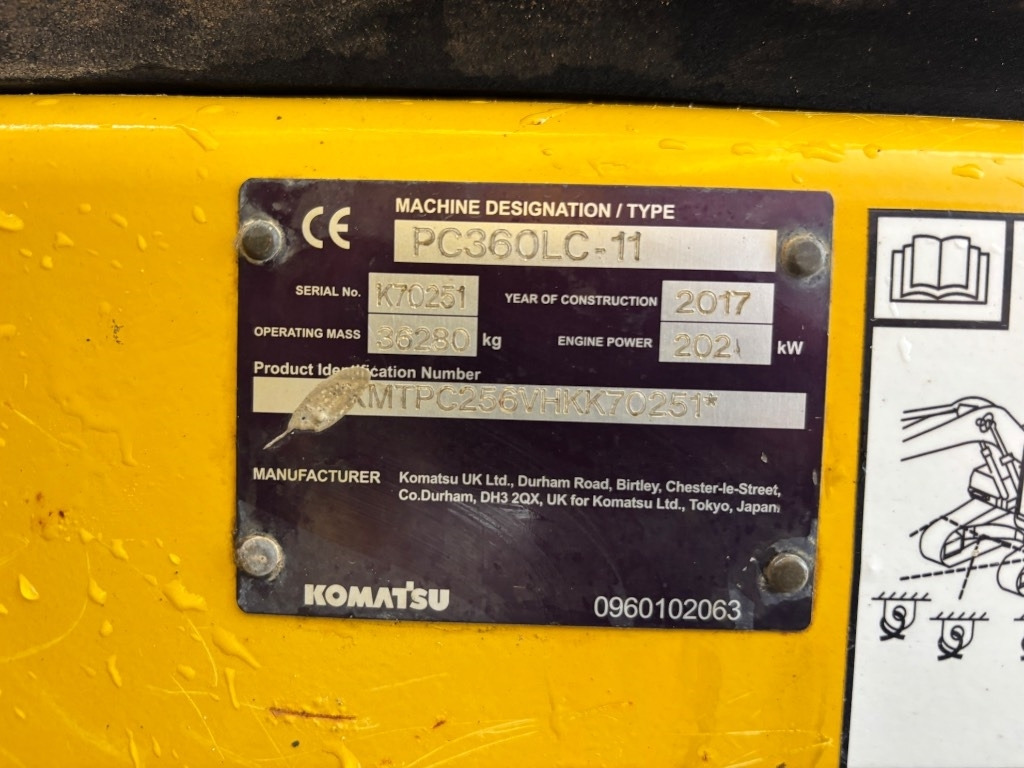 Гусеничный экскаватор Komatsu PC 360 LC-11: фото 20 Гусеничный экскаватор Komatsu PC 360 LC-11: фото 20