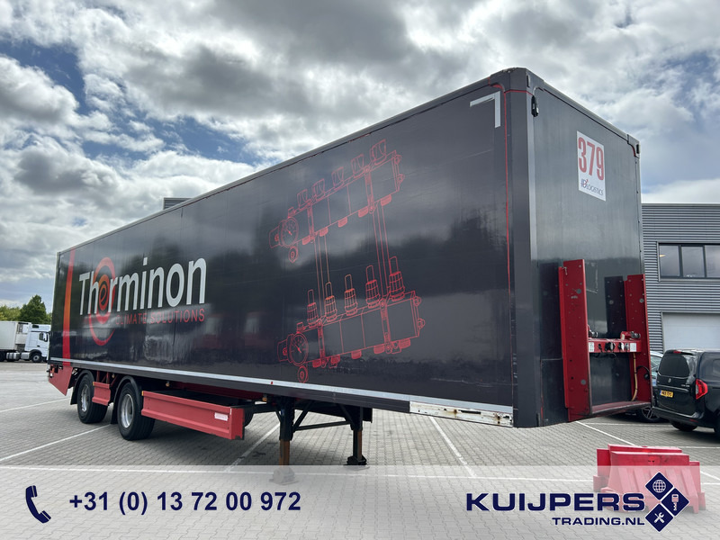 Groenewegen Jumbo DRO-14-18 / Box Trailer / 2x Stuuras / Laadklep / APK 06-26 - Полуприцеп-фургон: фото 1 Groenewegen Jumbo DRO-14-18 / Box Trailer / 2x Stuuras / Laadklep / APK 06-26 - Полуприцеп-фургон: фото 1