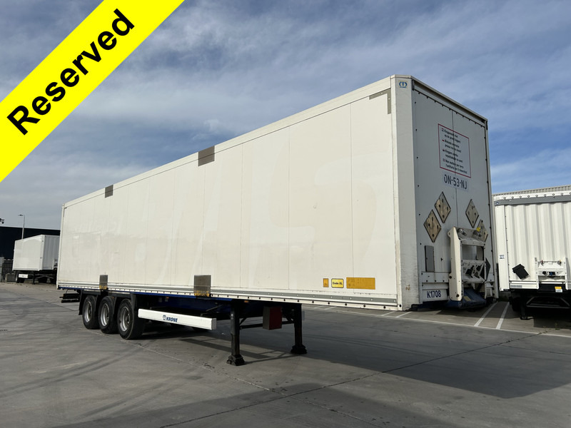 Krone DryLiner / Box / Huckepack / BPW Drum / APK TUV 12-25 - Полуприцеп-фургон: фото 1 Krone DryLiner / Box / Huckepack / BPW Drum / APK TUV 12-25 - Полуприцеп-фургон: фото 1