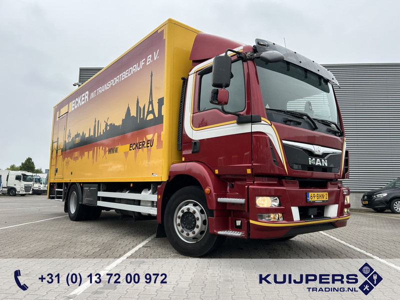 MAN TGM 18.250 Euro 6 / 18 Ton / 688 dkm / Box / Loadlift / APK TUV 08-25 - Грузовик с закрытым кузовом: фото 1 MAN TGM 18.250 Euro 6 / 18 Ton / 688 dkm / Box / Loadlift / APK TUV 08-25 - Грузовик с закрытым кузовом: фото 1