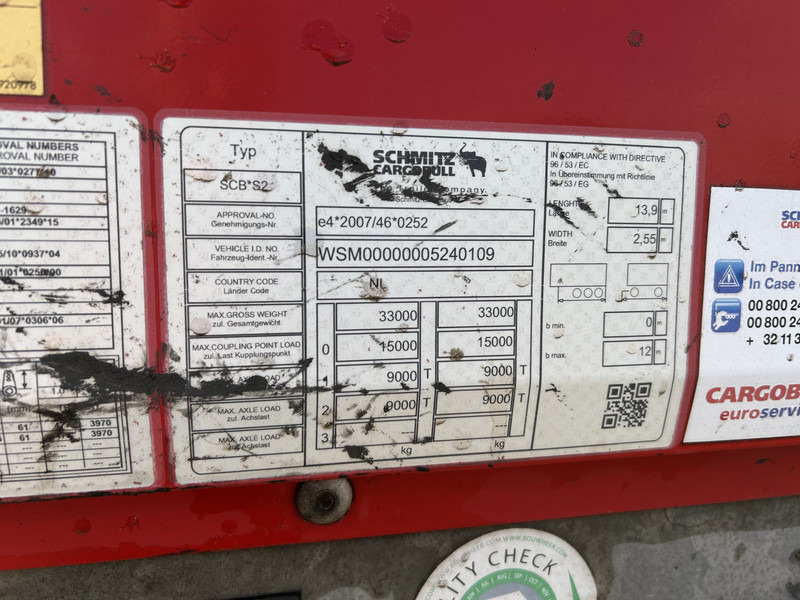 Schmitz Cargobull SCB S2 / Box Trailer / Disk / APK TUV 10-26 - Полуприцеп-фургон: фото 5 Schmitz Cargobull SCB S2 / Box Trailer / Disk / APK TUV 10-26 - Полуприцеп-фургон: фото 5