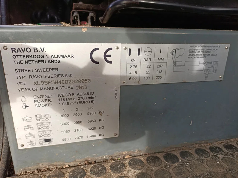 Подметально-уборочная машина Ravo 540 5-Series 540: фото 10