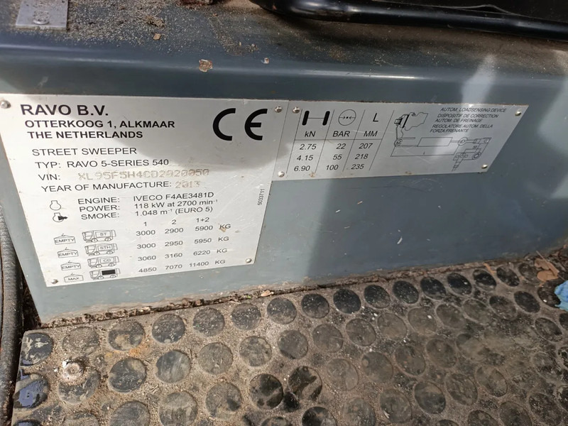 Подметально-уборочная машина Ravo 540 5-Series 540: фото 9