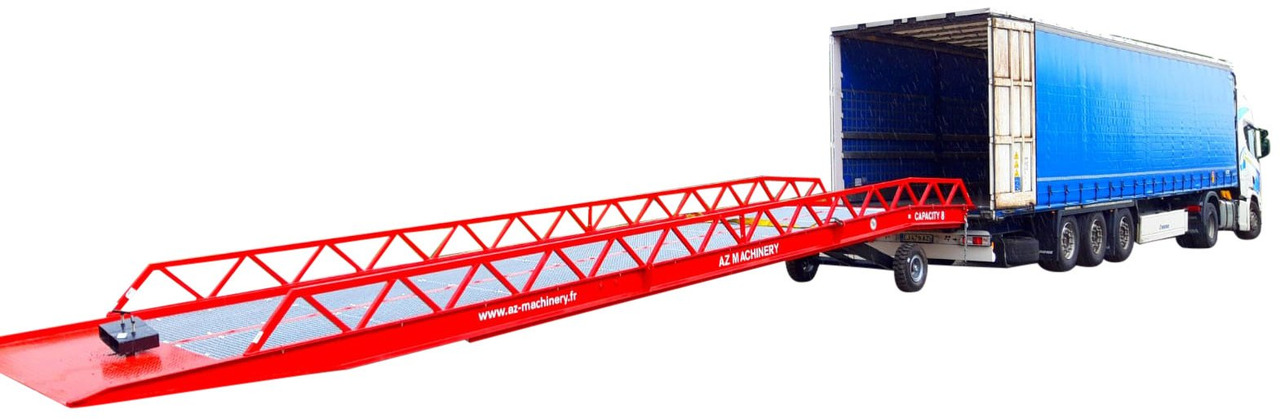 Новый Погрузочная рампа AZ RAMP-EASY XL-10 . Mobil Loading Ramp  WIDE With Level Off, 10 t Capacity: фото 1