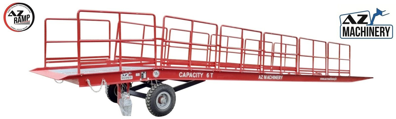 Новый Погрузочная рампа AZ RAMP-EASY XL-20-RL . Mobil Loading Ramp WIDE With Level Off, 20 t Capacity: фото 1