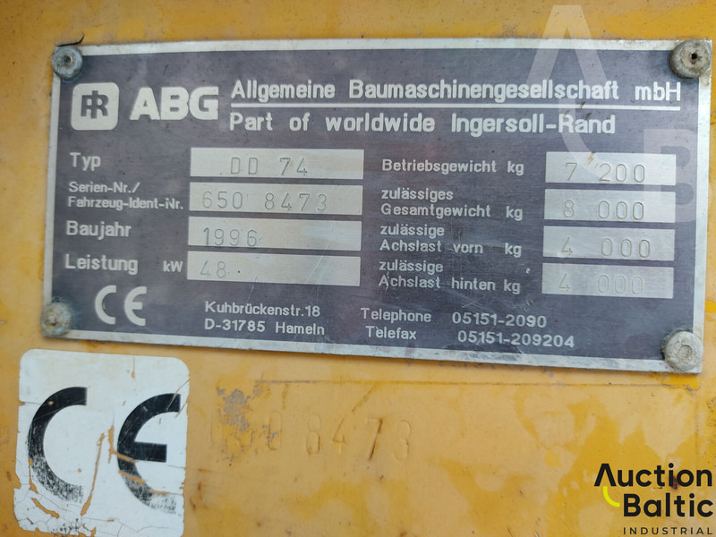 Ingersoll Rand DD74 в лизинг Ingersoll Rand DD74: фото 20