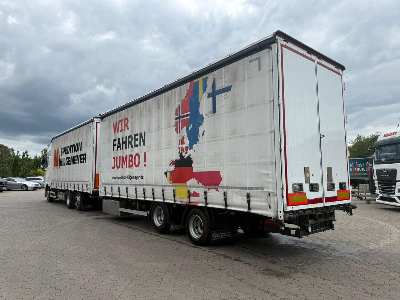 DAF XF 480 FAN LowDeck 6x2 Jumbo Inklusive Anhänger - Тентованный грузовик: фото 4 DAF XF 480 FAN LowDeck 6x2 Jumbo Inklusive Anhänger - Тентованный грузовик: фото 4