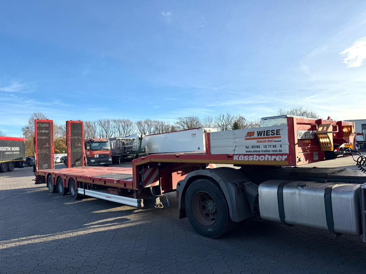 Kässbohrer K.SLA.HS Tieflader teleskopierbar hydr. Hochbett - Низкорамный полуприцеп: фото 4 Kässbohrer K.SLA.HS Tieflader teleskopierbar hydr. Hochbett - Низкорамный полуприцеп: фото 4