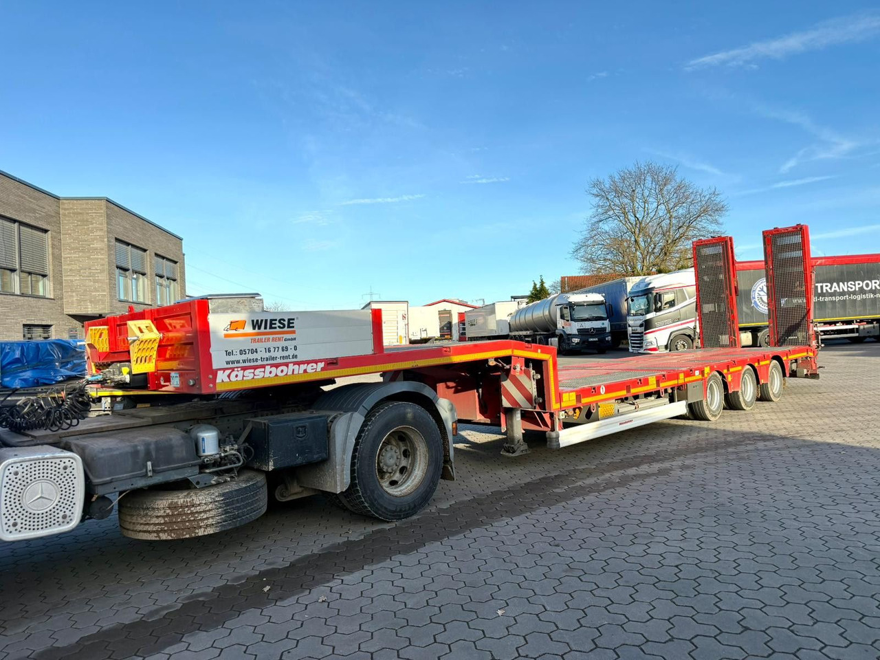 Kässbohrer K.SLA.HS Tieflader teleskopierbar hydr. Hochbett - Низкорамный полуприцеп: фото 3 Kässbohrer K.SLA.HS Tieflader teleskopierbar hydr. Hochbett - Низкорамный полуприцеп: фото 3