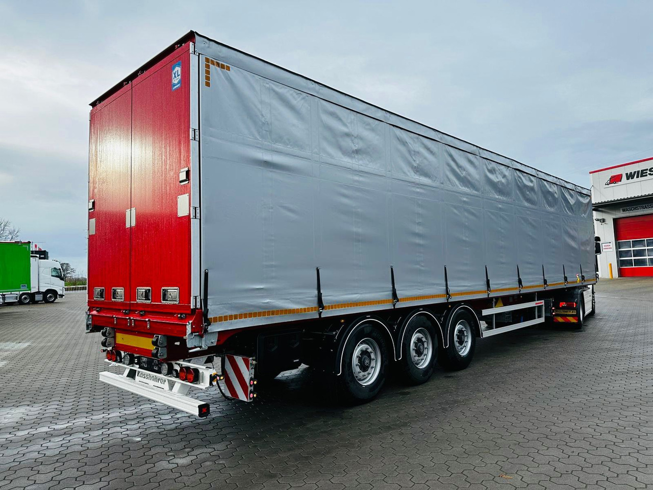 Тентованный полуприцеп Kässbohrer K.SPO Pritsche Plane - Libner Open Box: фото 6