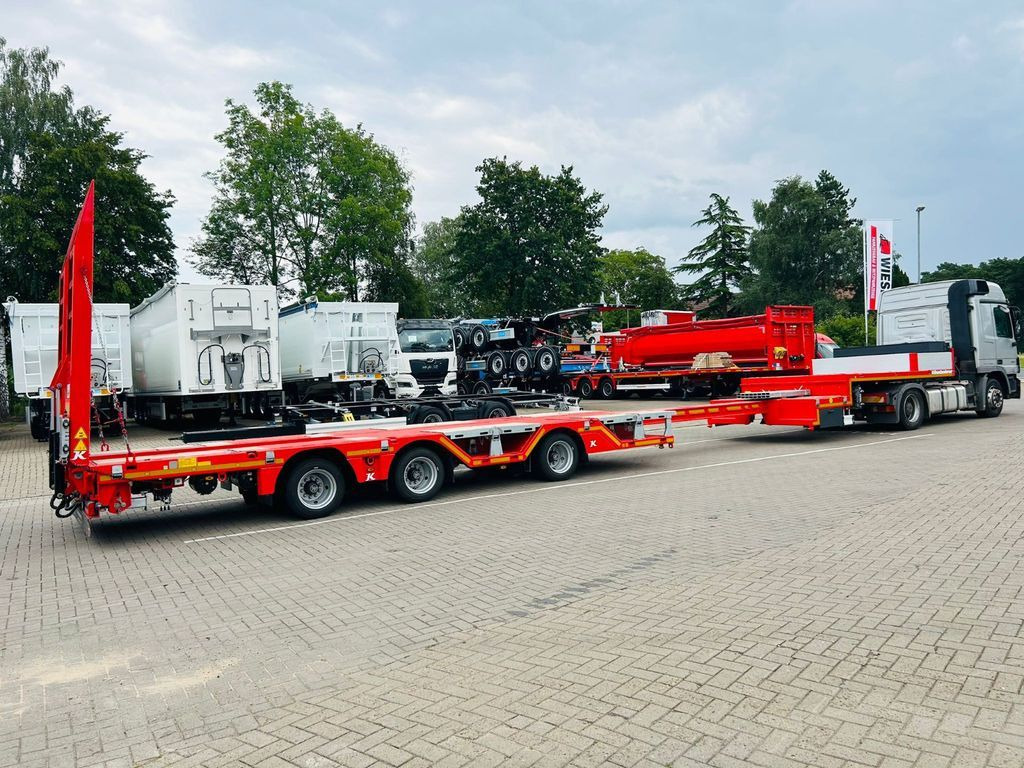 Новый Низкорамный полуприцеп Kässbohrer KSLA RJ Mega Jumbo Tieflader mit Radmulden tele: фото 7