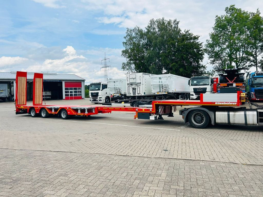 Новый Низкорамный полуприцеп Kässbohrer KSLA RJ Mega Jumbo Tieflader mit Radmulden tele: фото 6
