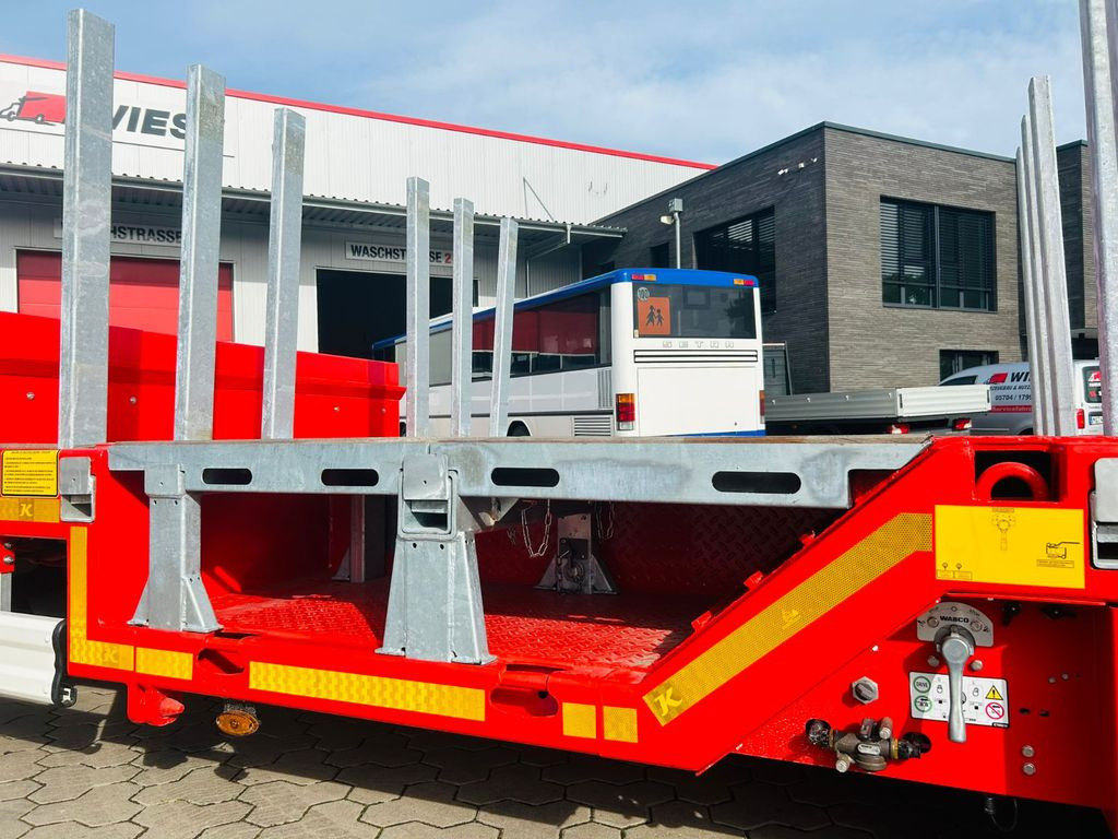 Новый Низкорамный полуприцеп Kässbohrer KSLA RJ Mega Jumbo Tieflader mit Radmulden tele: фото 9