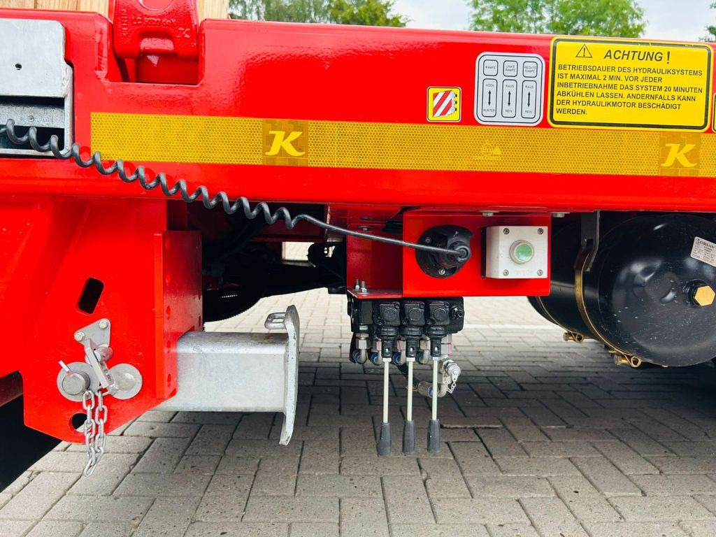 Новый Низкорамный полуприцеп Kässbohrer KSLA RJ Mega Jumbo Tieflader mit Radmulden tele: фото 13
